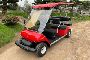 Xe điện Yamaha 6 chỗ mầu đỏ