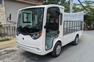 Ô tô điện chở hàng có bàn nâng LVTONG LT-S2.B.HY6