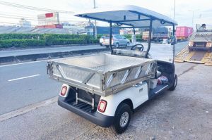 Xe tải điện gắn thùng chở hàng