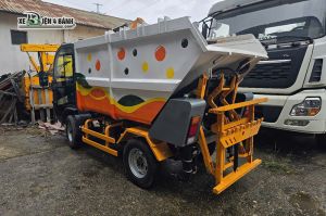 Xe điện vận chuyển thu gom rác
