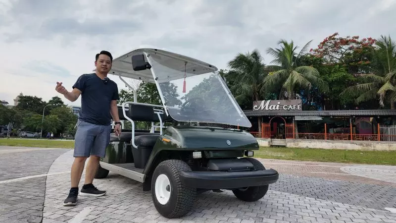 PHỤC CHẾ XE ĐIỆN GOLF YAMAHA CŨ (ĐÃ QUA SỬ DỤNG) LÊN MỚI 99%