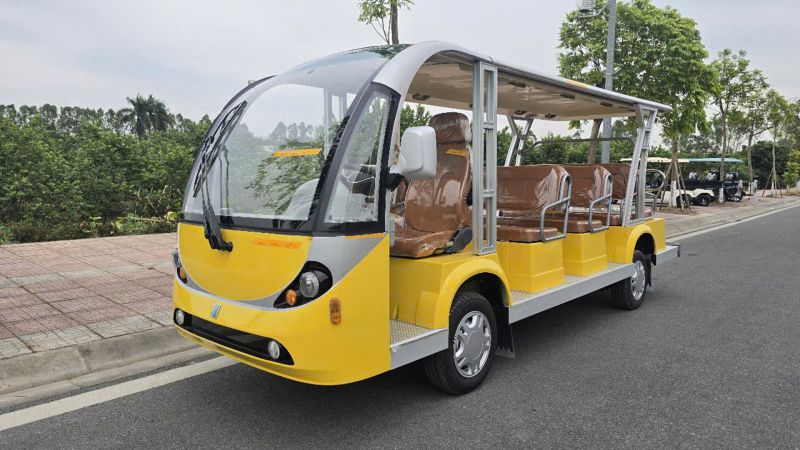 Xe điện chở khách thăm quan du lịch 11 chỗ - model 2025 có gì mới?